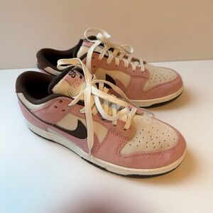 NEW Nike Dunk Low double Swoosh Pink - Sz 8.5 women’s